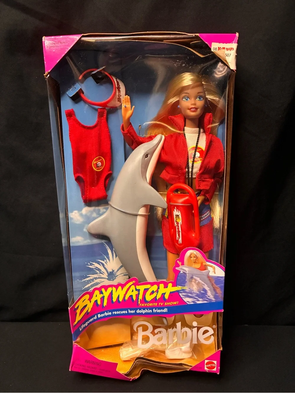 1994 Baywatch Barbie With Dolphin Friend | NRFB